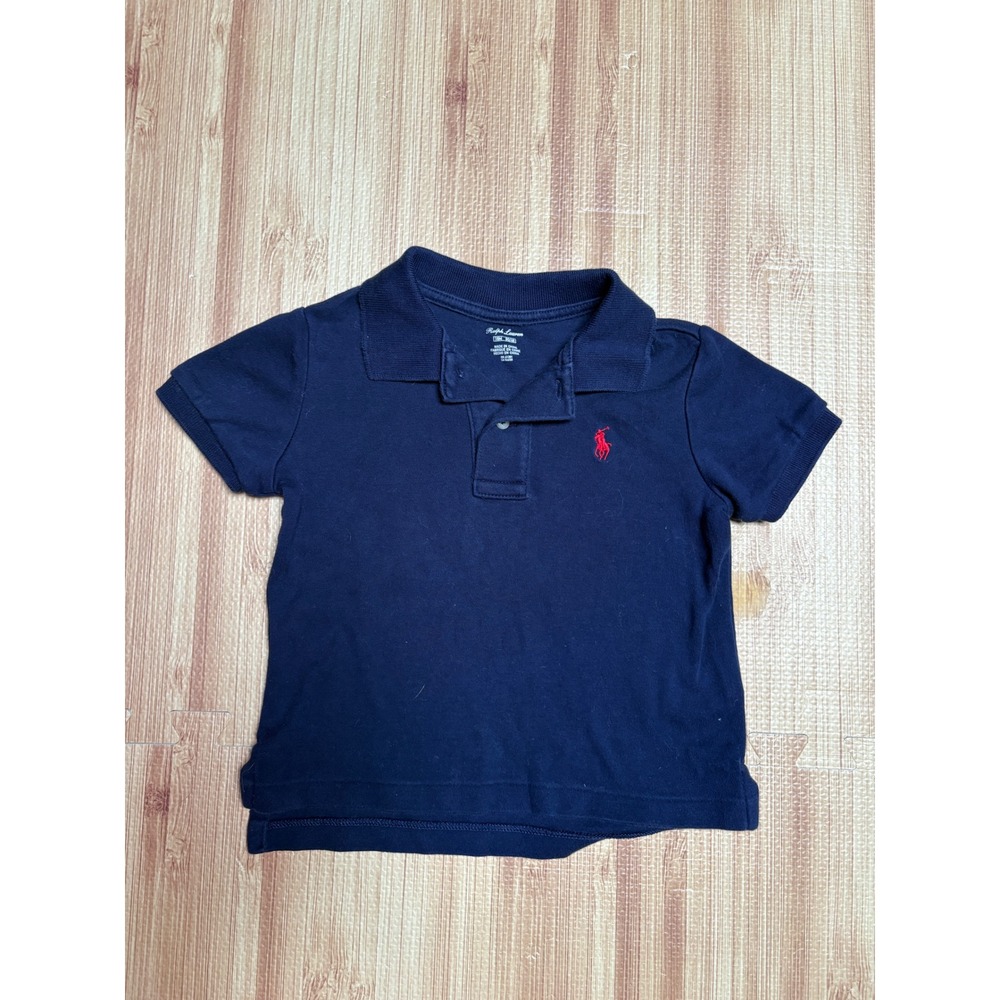 Ralph Lauren Toddler Boys Navy Polo Shirt and Sullivan Slim Jeans Set 18M - Picture 2 of 7